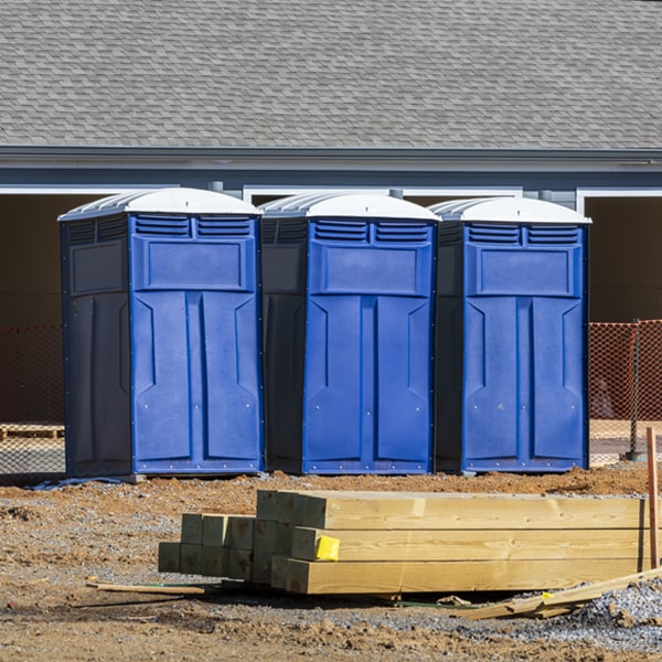 is there a specific order in which to place multiple portable restrooms in West Millgrove Ohio